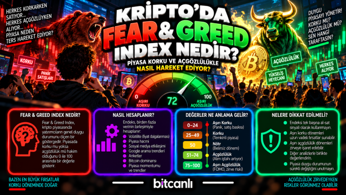 Kripto’da Fear & Greed Index Nedir? Piyasa Korku ve Açgözlülükle Nasıl Hareket Ediyor?